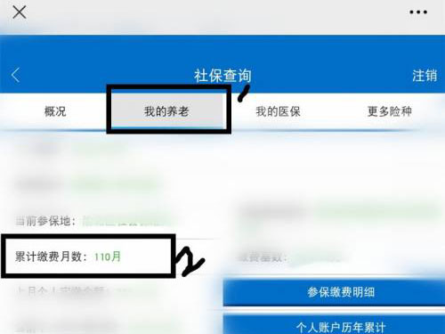 微信怎么查养老保险查询个人账户