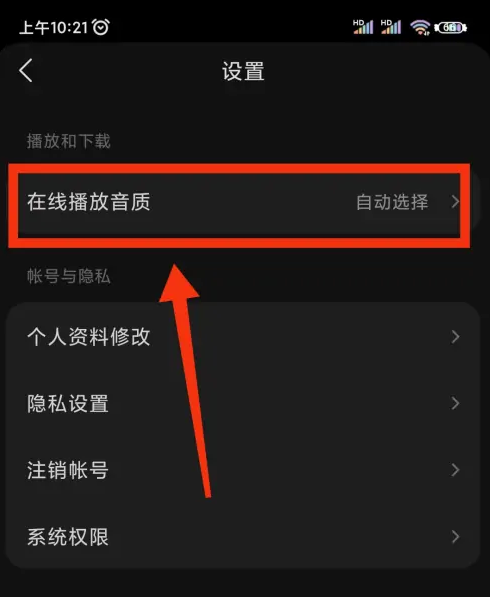 汽水音乐如何设置音质