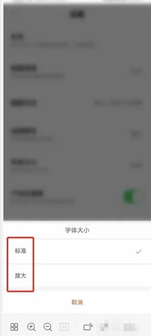 掌上公交app字体怎么调大小