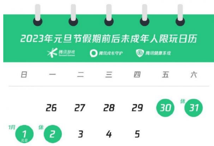 未成年人元旦每日限玩游戏1小时怎么回事